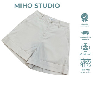  Quần cộc short đùi nữ kaki Miho Studio 