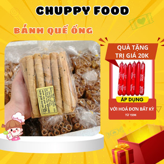 Bánh quế ống🎁chuppy food🎁 quế que, bánh quế mè cổ truyền, bánh quế ăn kem, bánh quế chấm socola siêu ngon giòn tan