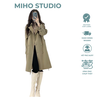 ÁO MĂNG TÔ DÁNG DÀI HÀNG QUẢNG CHÂU LOẠI 1 Miho Studio