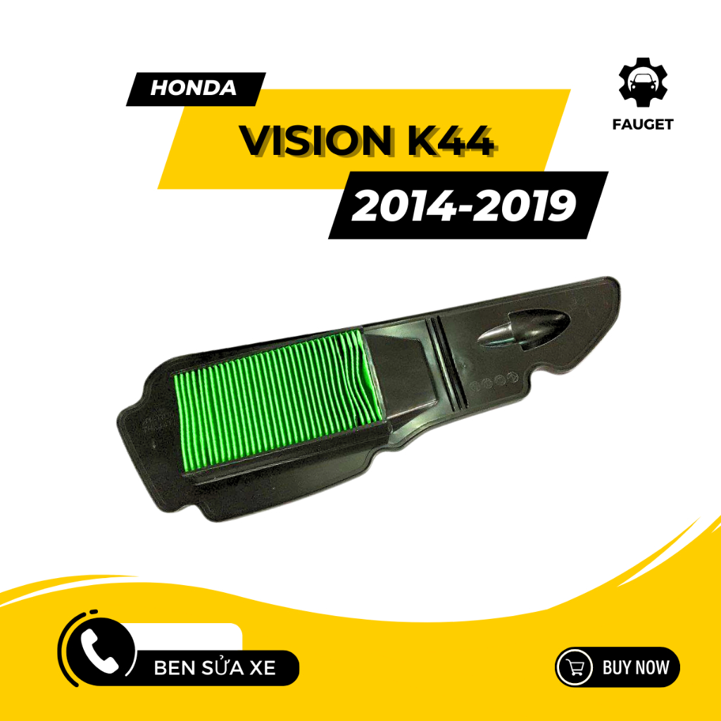 Lọc gió HONDA VISION 125 2014 đến 2019