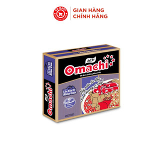 Thùng 30 gói mì Omachi Lẩu Bắp Bò Riêu Cua, 80g/gói