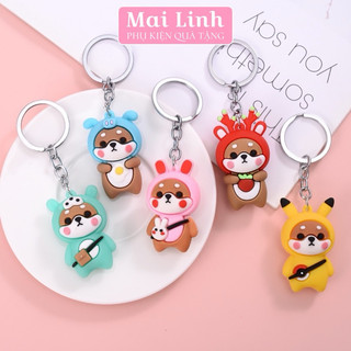 Móc Khoá Chú Chó Shiba Siêu Dễ Thương - Móc Treo Cỡ Lớn/ Đủ Mẫu