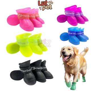 Giày đi mưa cho chó mèo, ủng đi mưa cho thú cưng - lutpet