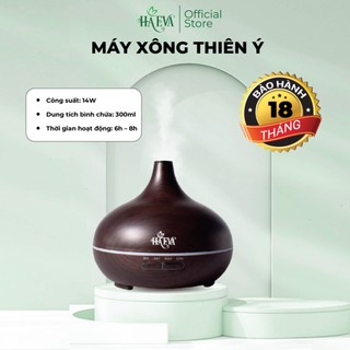 [HAEVA Official] Máy Xông Tinh Dầu Thiên Ý HA EVA - Chất Liệu Cao Cấp, Vân Gỗ Sang Trọng, Dung Tích 300ml
