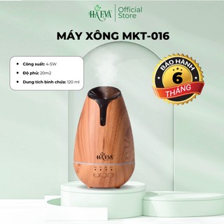 [HAEVA Official] Máy Xông Tinh Dầu HA EVA MKT-016 - Chất Liệu Cao Cấp, Vân Gỗ Sang Trọng, Hẹn Giờ