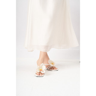 La Muse - Guốc sandal đính hoa Flowe