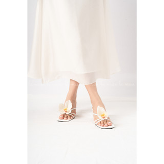 La Muse - Guốc sandal đính hoa Flowe