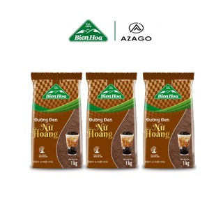 Combo 03 túi đường đen nữ hoàng biên hòa 1kg/túi - azagohn