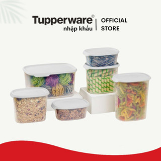 Bộ hộp trữ khô - trữ mát Tupperware One Touch LonDon Haze (6 hộp) Chính Hãng - Nhựa nguyên sinh - Bảo hành trọn đời