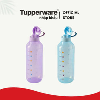 Bình nước Tupperware Eco Bottle Motivation 2L (2 màu) - Bảo hành trọn đời - sản xuất tại Malaysia chính hãng