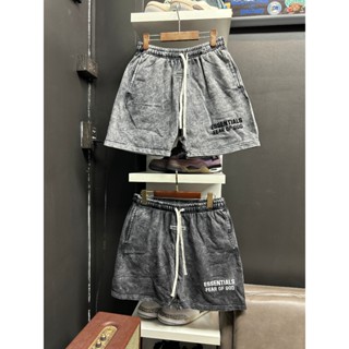  Quần short thun wash Essentials x Fear Of God hàng cao cấp 