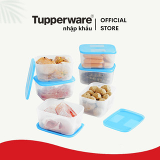 Hộp Trữ Đông Tupperware chính hãng Basic set 6 650ml nhựa nguyên sinh bảo hành trọn đời