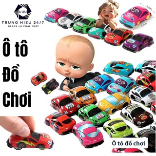 Đồ chơi ô tô chạy cót mini, ô tô chạy đà dễ thương cho bé, đồ chơi
