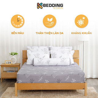 Bộ ga giường drap giường K-Bedding by Everon chất vải Microfiber KMP (Không bao gồm chăn)