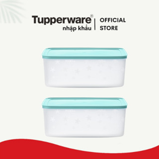 Bộ hộp trữ đông mát Tupperware chính hãng FREEZERMATE GEN II 5.7L (2) đựng 2 con gà nhựa dẻo