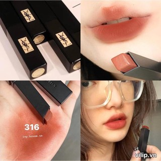 Son the slim velvet radical 316 màu nâu cam đất