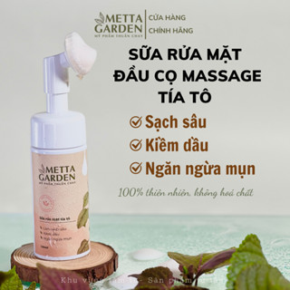  Sữa rửa mặt Tía Tô cho tuổi dậy thì mẹ bầu và da nhạy cảm kiềm dầu ngăn ngừa mụn giúp sáng da - METTA GARDEN 
