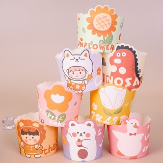 Set 50 Khuôn Cupcake (Giấy Cứng) 6x7x5.5CM