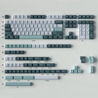 Bộ nút bàn phím cơ Keycap Cherry Botanical - ABS Doubleshot