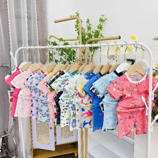 Bộ cộc cotton borip bé gái 8_18kg