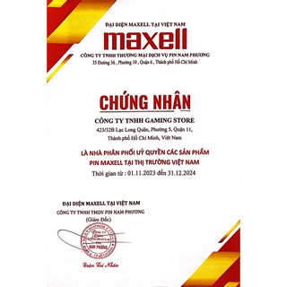 Pin Maxell AA / AAA ( R6P / R03)  - Hàng Chính Hãng