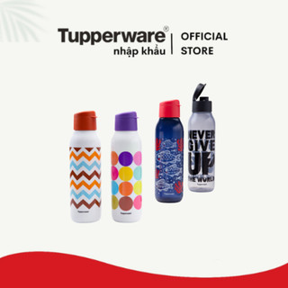 Bình nước Tupperware chính hãng Eco Bottle Fancy 750ml không dây thể thao nhập khẩu bảo hành trọn đời