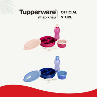 Bộ hộp cơm Tupperware chính hãng FIT TO GO quay lò vi sóng kèm túi giữ nhiệt chính hãng