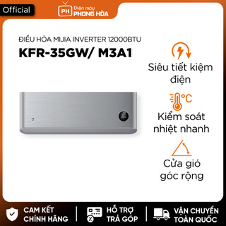 Điều hòa 2 chiều Xiaomi Mijia KFR-35GW/ M3A1-1.5 HP/12.000BTU model 2024- tạo luồng gió mềm mại