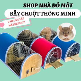 Bẫy chuột thông minh , lồng bẫy chuột thông minh kích thước 50x23x21 dễ dàng bắt chuột to và chuột nhỏ