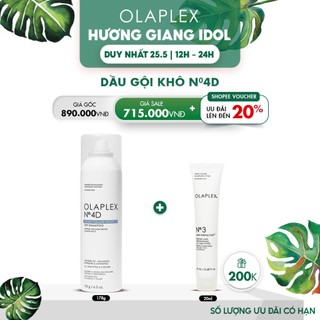  Dầu gội khô N4D 178g + Kem ủ phục hồi tóc N3 20ml