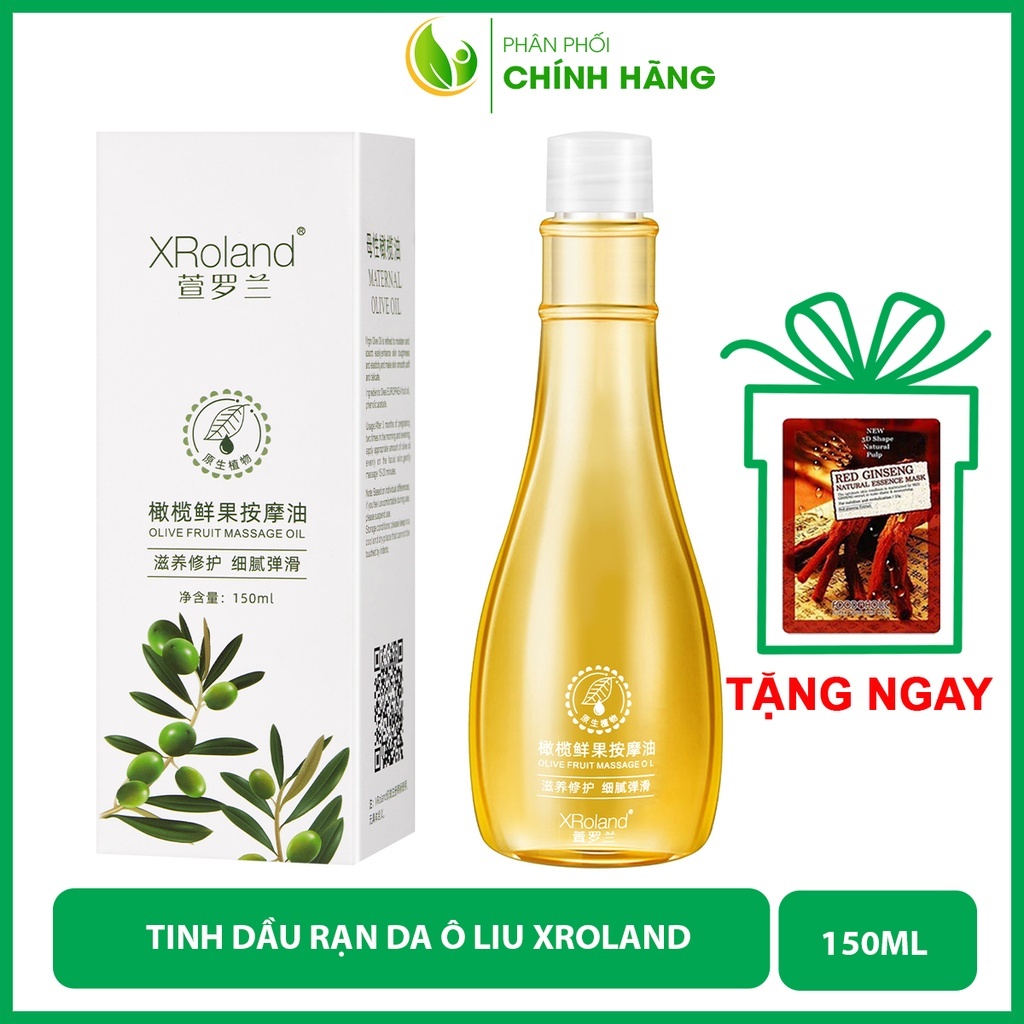 Tinh dầu rạn da Ôliu XROLAND, serum Xroland giảm rạn da giảm rạn da sau sinh, rạn đỏ, rạn trắng, eo,