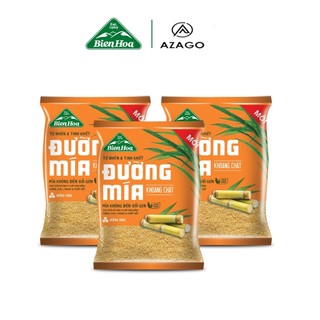 Combo 3 túi đường mía khoáng chất biên hòa 1kg/túi - azago