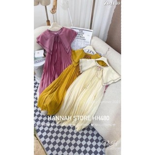 Váy đi biển dáng babydoll , đầm xòe thiết kế đi biển kiểu trẻ trung, đầm bầu ảnh thật
