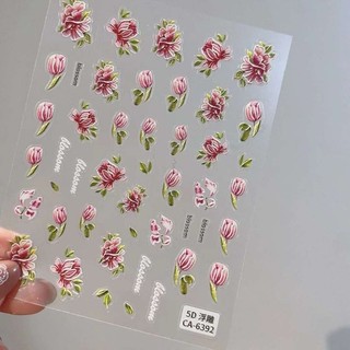 sticker nổi 5d ,sticker dán móng nails