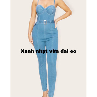 jumpsuit denim xuất dư xịn