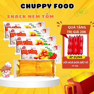 Nem Tôm Ba Anh Em 🎁CHUPPY FOOD🎁 Combo 5 Gói Nem Tôm, Que Cay Cổng Trường, Ăn Vặt Tuổi Thơ Siêu Ngon