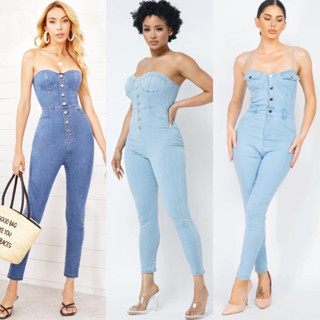 Jumpsuit denim xuất dư xịn