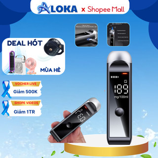 Máy đo nồng độ cồn qua hơi thở GODWELL cho kết quả nhanh chính xác  tích hợp sạc pin chính hãng _AT01