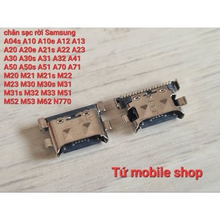 (70k/10 cái) Chân sạc rời (jack sạc) Samsung A20 A21s A22 A30 A32 A41 A50 A50S A51 A70 M20 M23 M53 N770