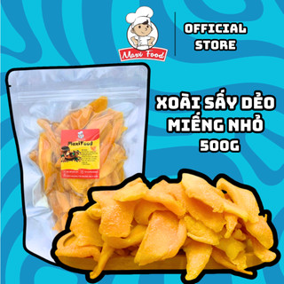 Xoài sấy dẻo miếng nhỏ zip 500g maxifood