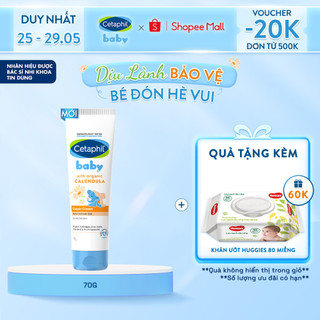Kem chống hăm tã dịu lành CETAPHIL BABY DIAPER CREAM CALENDULA 70G