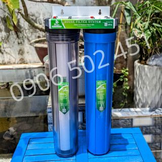 Bộ lọc  nước sinh hoạt - bộ lọc thô 2 cấp ly 20inch chuẩn dùng cho gia đình 20a