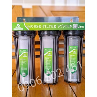 Bộ lọc nước sinh hoạt - lọc thô 3 cấp ly 10 inch chuẩn 30c3t