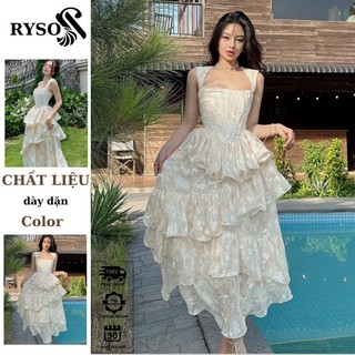 Đầm Maxi Nhiều Tầng Dáng Phồng ,Váy Dài Công chúa Lưới Cánh Tiên, Đầm Xoè Babydoll Sinh Nhật Nàng Thơ RYSO FASHION