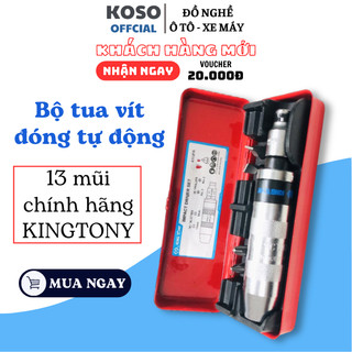 Bộ tua vít đóng tự động koso gồm 13 mũi chính hãng kingtony 4505mr nhập khẩu taiwan