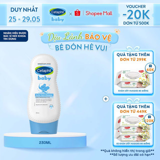 Sữa tắm gội dịu lành cho bé CETAPHIL BABY GENTLE WASH & SHAMPOO 230ML
