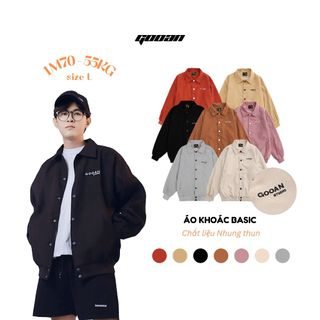 Áo Khoác Varsity Bomber Gooan Basic Form Rộng