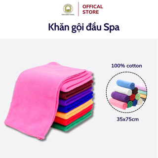 Khăn Gội Đầu Spa 35x75cm THAI BINH TOWEL 100% Microfiber Siêu Mềm Mịn Siêu Thấm Hút Chuyên Dùng Cho Spa Làm Đẹp