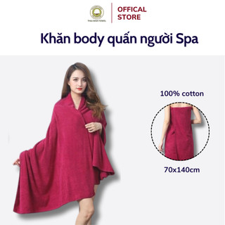 Khăn tắm spa, khăn body quấn người thai binh tower 70x140cm thấm hút nước tốt, siêu mềm mịn chuyên dùng cho spa làm đẹp