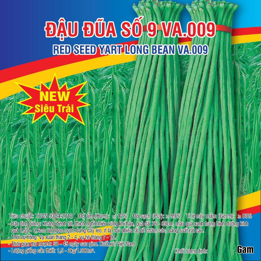 Hạt giống Đậu Đũa Số 9 (VA.009)
